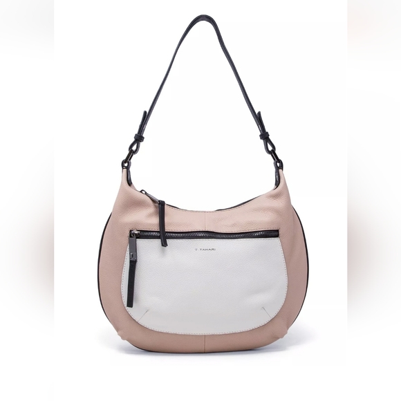T Tahari Crawford Leather Hobo - Picture 1 of 8
